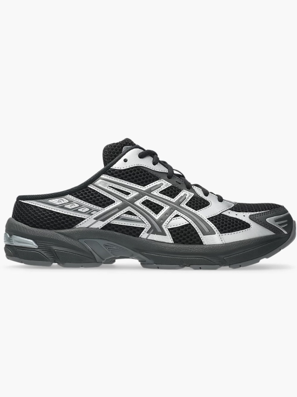 ASICS Black & Silver GEL-1130 Mule Women 10/Men 8.5 NWT - Picture 4 of 12